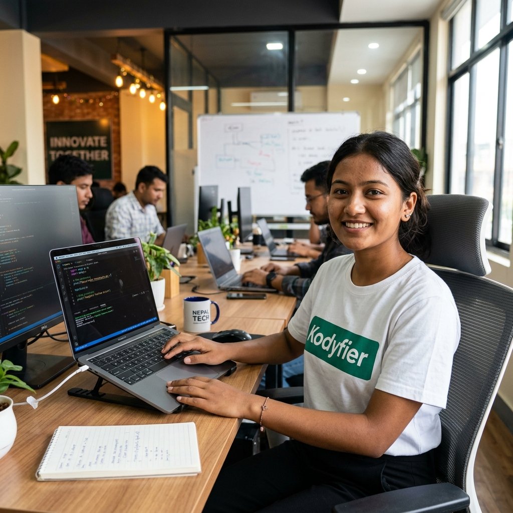 Student attending live CSS online classes on Kodyfier