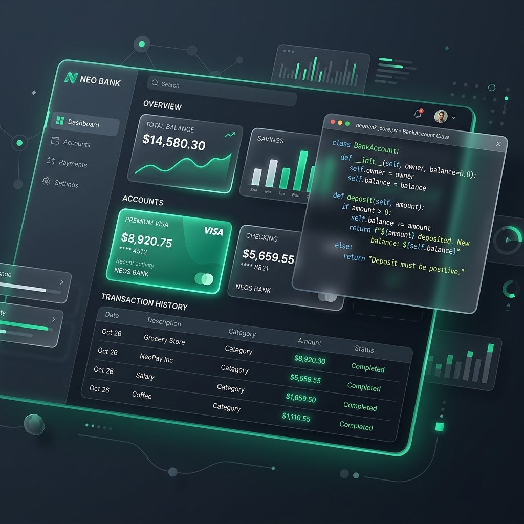 Python ApnaBank OOP App Mockup